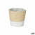 Blumentopf Ibergarden 86443 Weiß Schnur Kunststoff 11 x 10,5 x 11 cm (24 Stück)