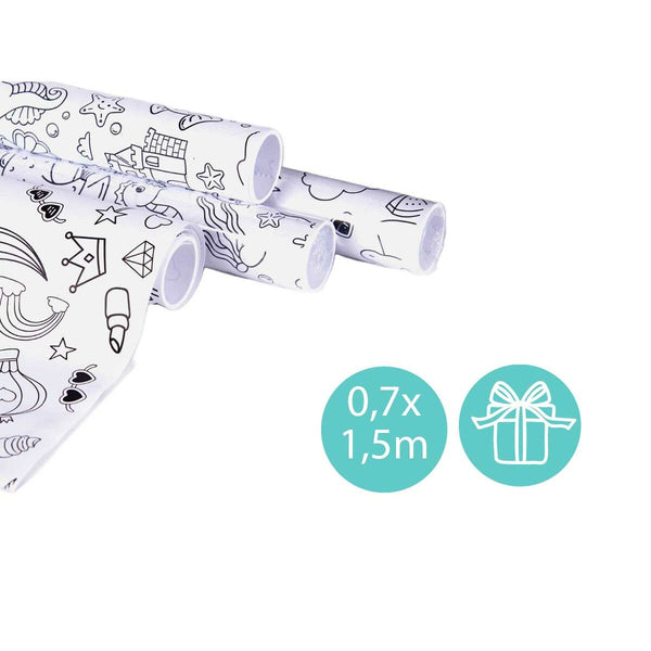 Geschenkpackung Pincello Weiß 70 x 150 cm (50 Stück)