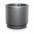 Selbstbewässernder Blumentopf Ibergarden 4132-PLA Silberfarben Polypropylen 32 x 30,5 x 32 cm (4 Stück)