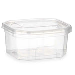 Rechteckige Lunchbox mit Deckel Leknes BS370ROI BS370ROI Durchsichtig Polypropylen 370 ml (24 Stück)