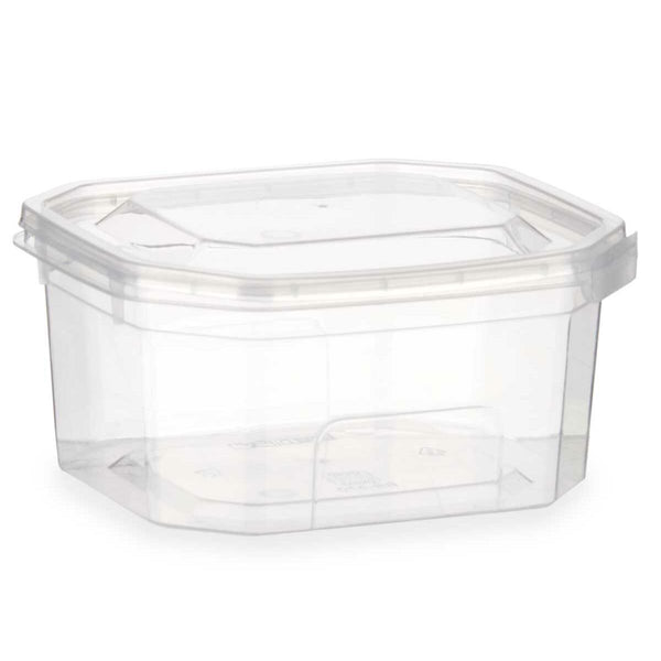 Rechteckige Lunchbox mit Deckel Leknes BS370ROI BS370ROI Durchsichtig Polypropylen 370 ml (24 Stück)