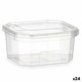 Rechteckige Lunchbox mit Deckel Leknes BS370ROI BS370ROI Durchsichtig Polypropylen 370 ml (24 Stück)