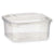 Rechteckige Lunchbox mit Deckel Leknes BS500ROI BS500ROI Durchsichtig Polypropylen 500 ml (24 Stück)