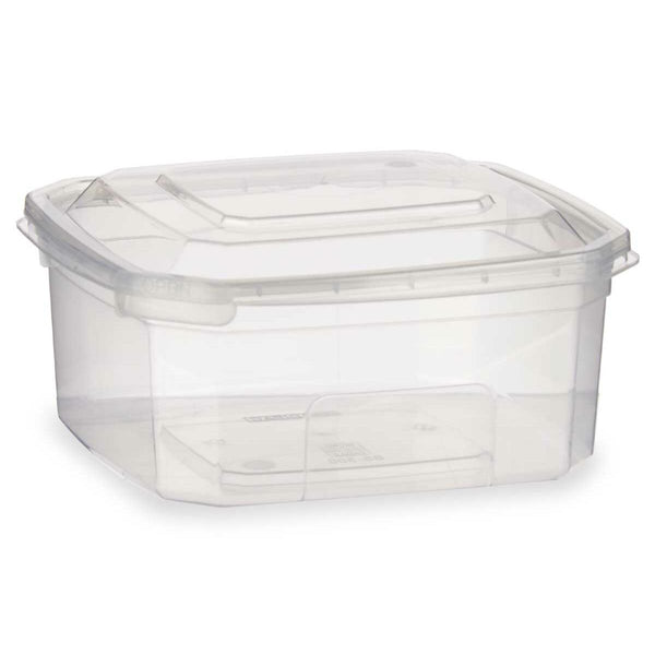 Rechteckige Lunchbox mit Deckel Leknes BS500ROI BS500ROI Durchsichtig Polypropylen 500 ml (24 Stück)