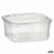 Rechteckige Lunchbox mit Deckel Leknes BS500ROI BS500ROI Durchsichtig Polypropylen 500 ml (24 Stück)