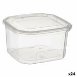 Rechteckige Lunchbox mit Deckel Leknes BS750ROI BS750ROI Durchsichtig Polypropylen 750 ml (24 Stück)