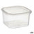 Rechteckige Lunchbox mit Deckel Leknes BS750ROI BS750ROI Durchsichtig Polypropylen 750 ml (24 Stück)