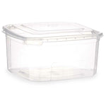 Rechteckige Lunchbox mit Deckel Leknes BS1000ROI BS1000ROI Durchsichtig Polypropylen 1 L (12 Stück)