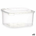 Rechteckige Lunchbox mit Deckel Leknes BS1000ROI BS1000ROI Durchsichtig Polypropylen 1 L (12 Stück)