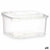 Rechteckige Lunchbox mit Deckel Leknes BS1000ROI BS1000ROI Durchsichtig Polypropylen 1 L (12 Stück)