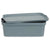 Aufbewahrungsbox mit Deckel Kipit TP595-2 Grau Kunststoff 14 L 29,5 x 14,3 x 45 cm (12 Stück)