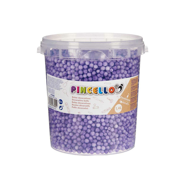 Bastelmaterial Pincello POLIESPAN-LI 13,5 x 14 x 14,5 cm Bälle 6 Stück