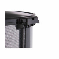 Papierkorb mit Pedal Berilo D002-2 Dunkelgrau Kunststoff 20 L (4 Stück)