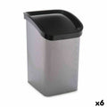 Papierkorb Berilo D093-2 Dunkelgrau Kunststoff 23 L Neigung (6 Stück)