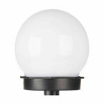 Leuchtfeuer Ibergarden 10 CM BALL Weiß Schwarz Kunststoff 10 x 34,5 x 10 cm Bold Ladung durch Solarzellen (12 Stück)