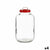 Topf Vivalto 192 Rot 8 L Deckel mit Griff (4 Stück)