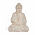 Dekorative Gartenfigur Ibergarden CC20436 Polyesterharz Buddha 22,5 x 41,5 x 29,5 cm (2 Stück)