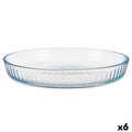 Ofenpfanne Vivalto 45014 45014 Durchsichtig Borosilikatglas 31,2 x 5 x 5 cm (6 Stück)