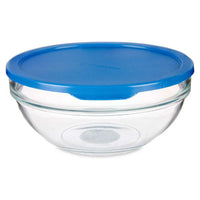 Runde Lunchbox mit Deckel Pasabahce 1113322-53563 Chefs Blau 1,135 L (4 Stück)