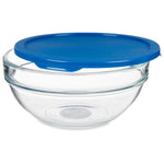 Runde Lunchbox mit Deckel Pasabahce 1113322-53563 Chefs Blau 1,135 L (4 Stück)