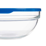 Runde Lunchbox mit Deckel Pasabahce 1113322-53563 Chefs Blau 1,135 L (4 Stück)