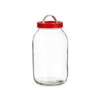 Topf Vivalto 182 182 Rot Durchsichtig 3 L Deckel mit Griff (6 Stück)