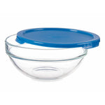 Runde Lunchbox mit Deckel Pasabahce 1113321-53553 Chefs Blau 595 ml (6 Stück)
