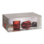 Gläserset Bistro Rot Glas 380 ml (4 Stück)