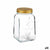 Topf Pasabahce 1058793-80385 Homemade Durchsichtig Gold 1 L (12 Stück)