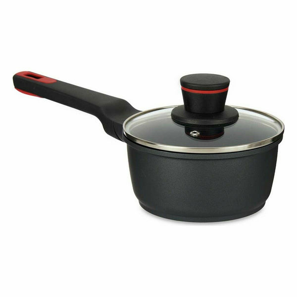 Topf mit Deckel Kinvara Schwarz Metall Aluminium Bakelit Aluminiumguss Ø 16 cm 17,1 x 14 x 35,2 cm (6 Stück)