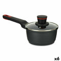 Topf mit Deckel Kinvara Schwarz Metall Aluminium Bakelit Aluminiumguss Ø 16 cm 17,1 x 14 x 35,2 cm (6 Stück)