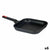 Grillofen mit Rillen Kinvara Schwarz Aluminium Bakelit Aluminiumguss 28 x 28 cm