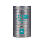 Metalldose Kinvara Organic Grau Weißblech 10,4 x 18,2 x 10,4 cm Kaffee (24 Stück)