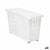 Organizer für Küchenschränke Kipit G-327 Weiß 17,5 x 26 x 46 cm Mit Rädern (12 Stück)