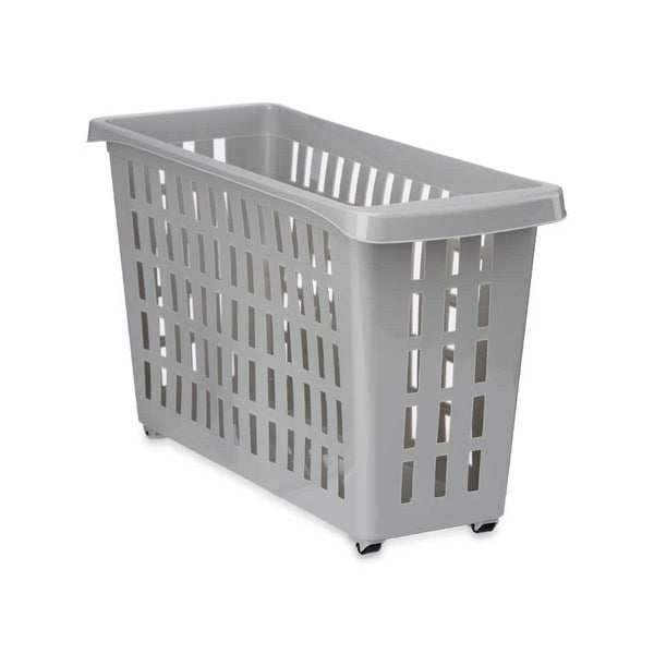 Organizer für Küchenschränke Kipit G-327-1 Grau 17,5 x 26 x 46 cm Mit Rädern (12 Stück)