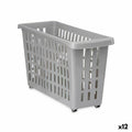 Organizer für Küchenschränke Kipit G-327-1 Grau 17,5 x 26 x 46 cm Mit Rädern (12 Stück)