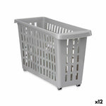 Organizer für Küchenschränke Kipit G-327-1 Grau 17,5 x 26 x 46 cm Mit Rädern (12 Stück)