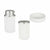 Badezimmer Set Berilo 3318-1 Weiß Kunststoff (12 Stück)
