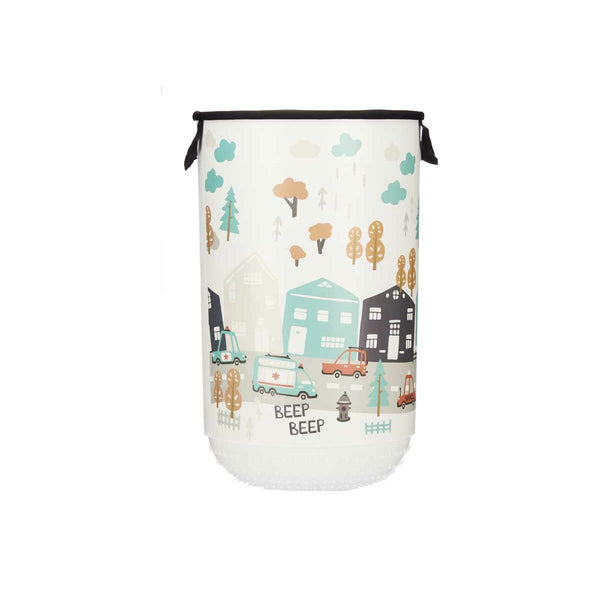 Wäschekorb Kipit QOJA KESE-4 Kunststoff Für Kinder Straße 40 L 34 x 52,3 x 34 cm (4 Stück)