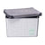 Aufbewahrungsbox mit Deckel Kipit Home Grau Kunststoff Quadratisch 22 L 29 x 23,5 x 39 cm (12 Stück)