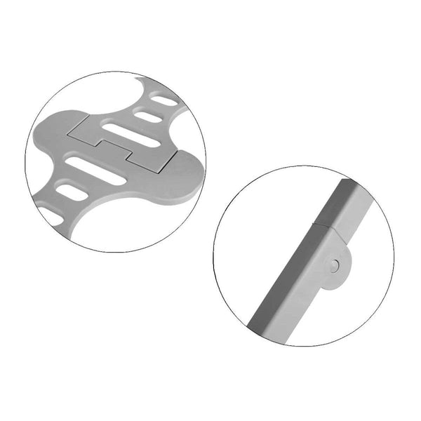 Faltbarer Wäscheständer Kipit Pompeya Anthrazit Harz Polypropylen 190 x 56 x 115 cm 56 x 7 x 121 cm (4 Stück)