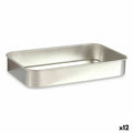 Backofenform Kinvara Silberfarben Aluminium 23,5 x 6 x 36 cm 36 x 6 x 23,5 cm (12 Stück)