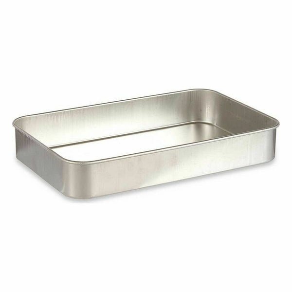Backofenform Kinvara Silberfarben Aluminium 41 x 6,5 x 26 cm (12 Stück)
