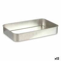 Backofenform Kinvara Silberfarben Aluminium 41 x 6,5 x 26 cm (12 Stück)