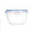 Lunchbox hermetisch Leknes 30512 30512 Durchsichtig Polypropylen Zylinder 1,2 L (12 Stück)