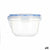 Lunchbox hermetisch Leknes 30512 30512 Durchsichtig Polypropylen Zylinder 1,2 L (12 Stück)