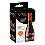 Wein-Thermometer Kinvara 202230108 Schwarz Silberfarben Edelstahl (12 Stück)