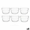 Schalenset Pasabahce 1202624-43713 Motto Durchsichtig Glas 200 ml 29,7 x 6 x 16 cm (8 Stück)