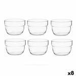 Schalenset Pasabahce 1202624-43713 Motto Durchsichtig Glas 200 ml 29,7 x 6 x 16 cm (8 Stück)