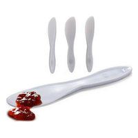 Messerset Kinvara Weiß Kunststoff 18 x 10 x 1 cm 18 x 3,5 x 1 cm 3 Stücke (12 Stück)